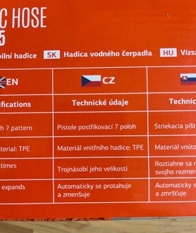 Smršťovací hadice na vodu 15m - 2