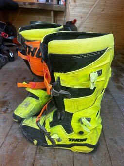 motokrosové boty thor vel.47 a 44 - 2