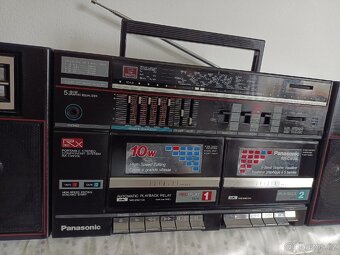 Panasonic RX CW26L radiomagnetofon retro 2 kazeťák , - 2