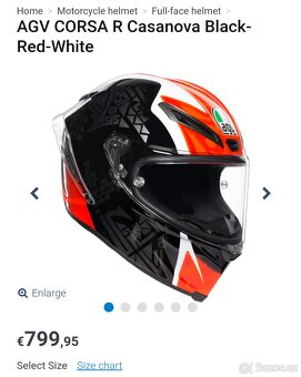 zanovni prilba AGV Corsa R velikost MS - 2