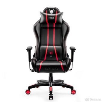 Herní židle Diablo X-One 2.0 King Size – černo-červená - 2
