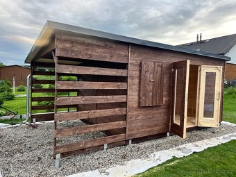 Zahradní domek LOT s dřevníkem - 2