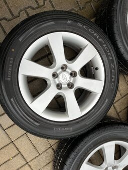 4x alu disky 5x114 R18, + matky, letní pneu 70% - 2