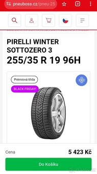 2ks pěkných zimních pneu 255/35 R19 Pirelli - 2