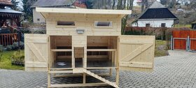 Veľký prostorný kurník pro 30-40slepic - 2