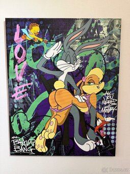 Bugs Bunny obraz 100 × 80 cm - 2