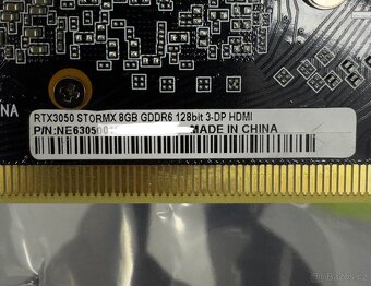 PALIT GeForce RTX 3050 Storm X 8GB – dobrý stav - 2