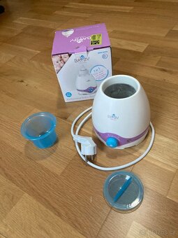 Ohrivac lahvi mleka a prikrmu - 2