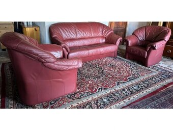 Kožená sedací souprava 3+1+1, 3127 - 2