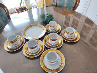 Zlatý čajový set - 2