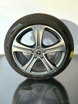 Zánovní Originální alu kola Mercedes 5x112 + 245/45r18 - 2