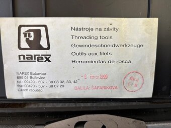 Narex - závitníková sada M I - II - r.v. 1999 - 2