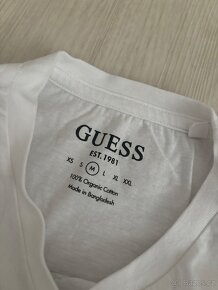 Pánské tričko bílé, Guess, vel.M - 2