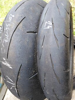 Pneumatiky sada Brigestone 120/70-17 + 200/55-17 - 2