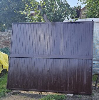 Prodám pozinkované výklopné vrata - 2