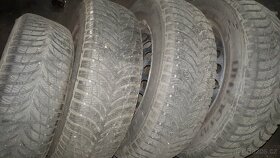Plechove disky vw včetně pneu 195/65r15 - 2