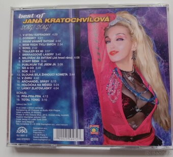 PRODÁM CD JANA KRATOCHVÍLOVÁ - BEST OF SONG SONG - 2