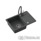 KUCHYŇSKÝ GRANITOVÝ DŘEZ STEINER NANO 30 + BATERIE + SIFON - 2