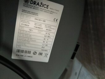 Bojler Dražice OKCEV 160 - ležatý - 2