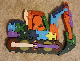 Dřevěné puzzle - 2