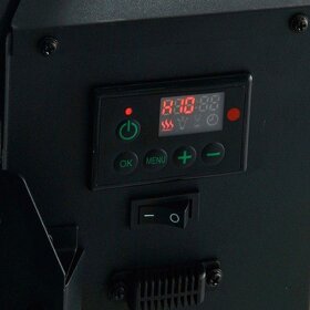 Elektrický krb černý 2000 W - 2