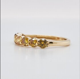 Prsten s diamanty 0,95 ct, zlato 585/1000 - 2