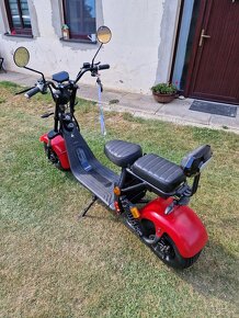 Leramotors Scooters C2 1500W - červená (nová 40km) - 2