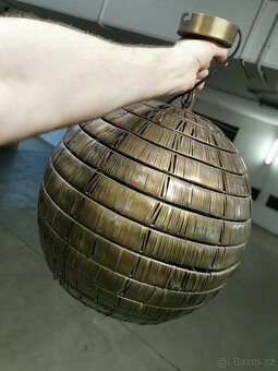 Závěsné svítidlo Ø55x56 cm KYMORA starožitný bronz - 2