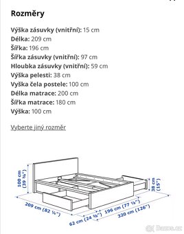 Postel 180x200 - 2