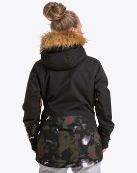 Dámská SNB & SKI bunda Meatfly Storm Camo Pink - 2