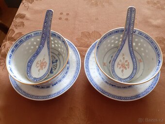 Rýžový porcelán - 2 misky - 2