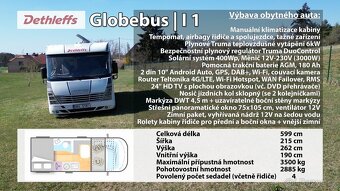 Dethleffs GLOBEBUS I1 Obytné auto 5,99m do 3,5t - 2
