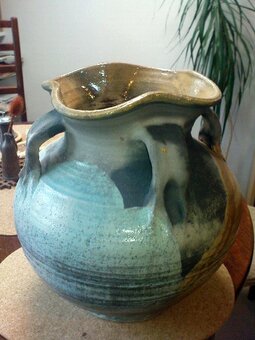 Raku váza, originál jediný kus - 2