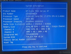 PC HP Intel i7 s Windows 7 a Monitorem - 2