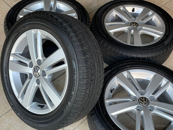Alu kola 5x100 original Volkswagen Polo 195/55 R15 - 2