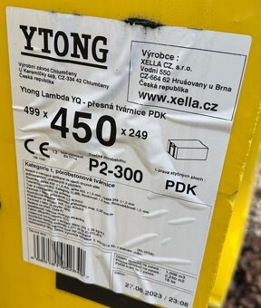 Prodám Ytong Lambda YQ P2-300, Tepelněizolační tvárnice - 2