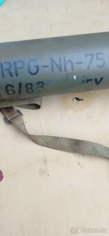 Vojenské ČSLA delaborovane RPG 75 - 2
