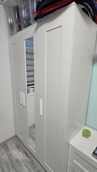 Ikea Brimnes šatní skříň se zrcadlem - 2