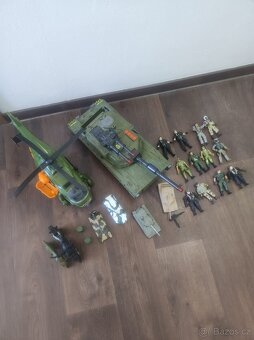 Tank, vrtulník, vojenský set - 2