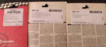 Brzdové destičky Gilera, Piaggio - 2