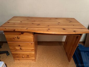 Masivní psací stůl 120x60cm - 2