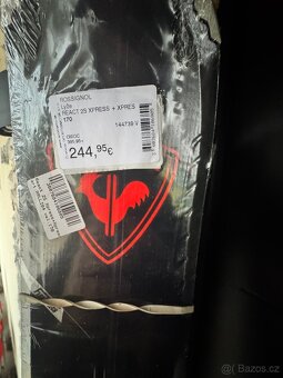 Lyže Rossignol 170 sjezdové lyže nove bez vázání - 2