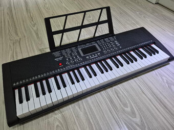 Největší nové led piano/klávesy/keyboard+USB+MP3,61 kláves - 2