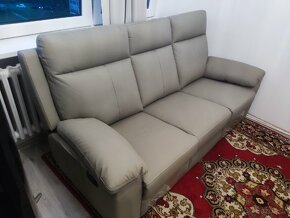 Kožená sedačka cantus super polohovací 3+2 nové - 2
