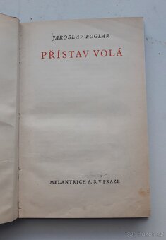 1.vydání PŘÍSTAV VOLÁ, Jaroslav Foglar, 1934 - 2