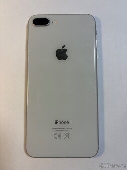 Apple iPhone 8 plus 64gb kondice baterie 100% s kabelem iOs - 2