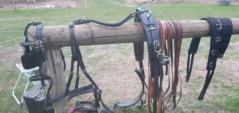 Poprsni koženy postroj full - 2