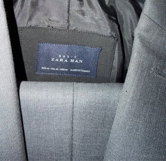 Pánský šedivý oblek - 2