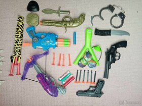 Dětské pistole, zbraně, Nerf, vystřelovací pistole - 2