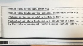 Tatra 813 technologické listy, Tatra 815 ošetřování - 2